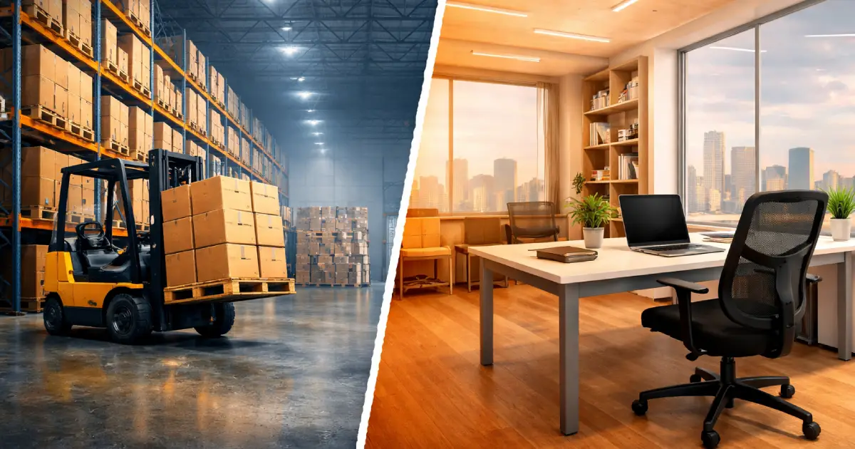 Warehouse vs Office Space – What’s Better